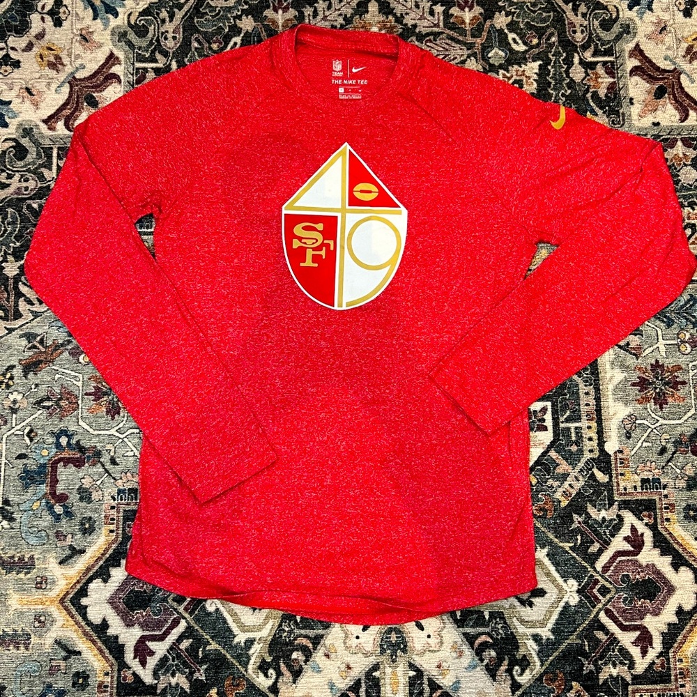 Nike Red Long Sleeve Men's Shirt
